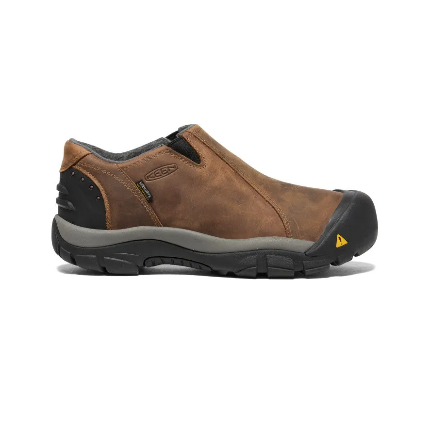 irreplaceable Men's Brixen Waterproof Low  |  Slate Black/Madder Brown