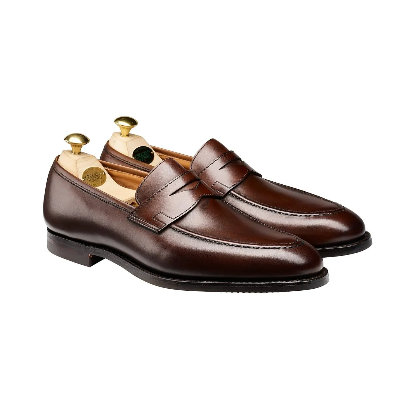 Hand-Burnished Sydney Dark Brown Burnished Calf (City Sole)