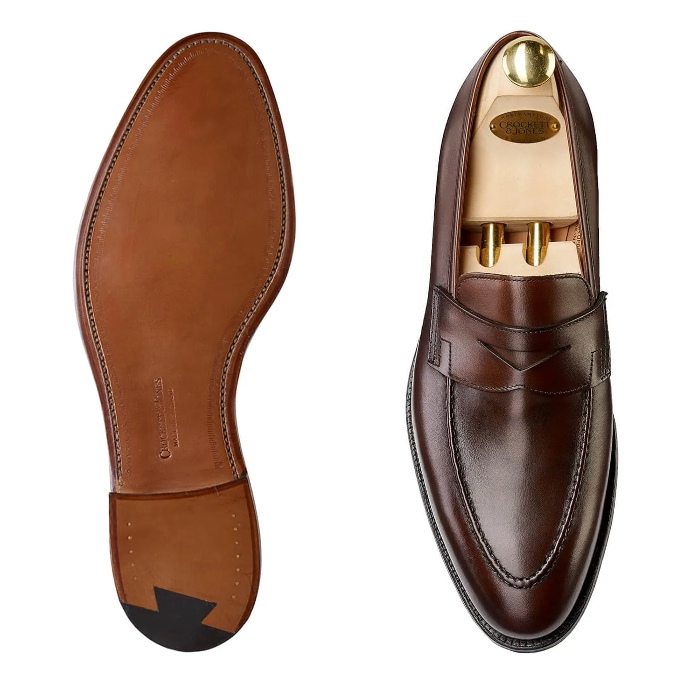 Go Easy Water   Resistant Sydney Dark Brown Burnished Calf (G Fitting)