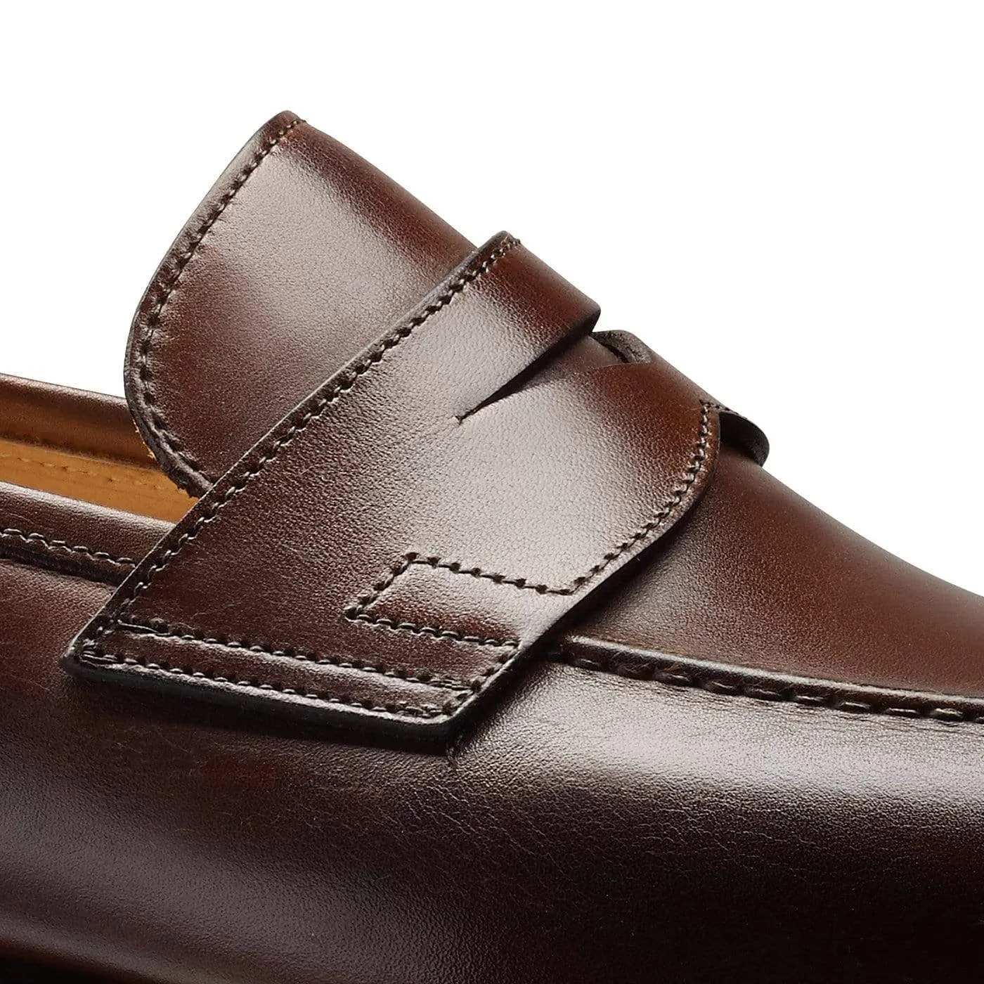 Heel Soft Sydney Dark Brown Burnished Calf