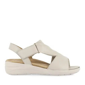 Beach Shoes for Men Sandal Replacements NAZLY 2 XW - ALMOND LEATHER