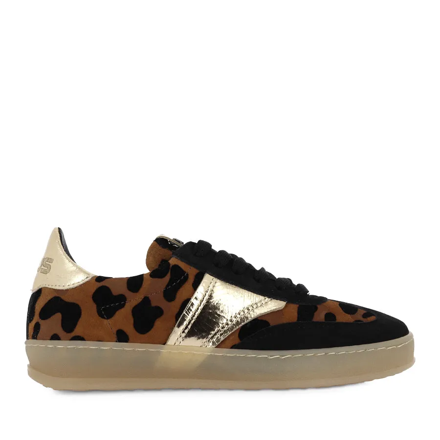 TAJ - BLACK/LEOPARD SUEDE Active Profile