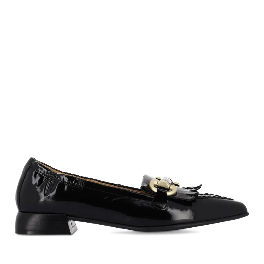 TALISE - BLACK PATENT LEATHER Year-Round Wear Walk Proud