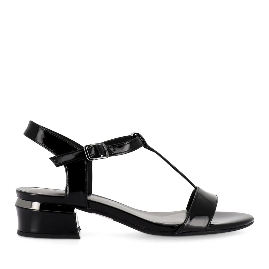 Memory Foam Easy Wear Shoes TANER - BLACK PATENT LEATHER