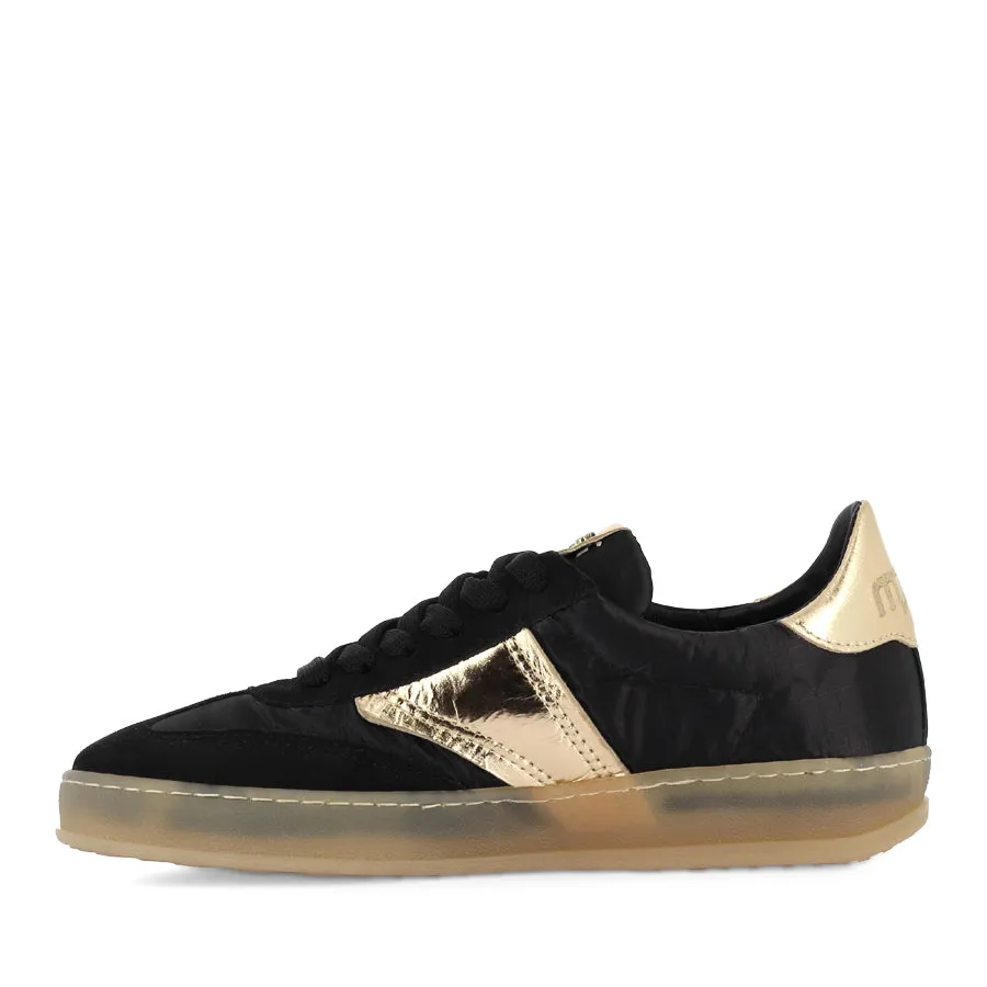 TARAS - BLACK/GOLD LEATHER Fashion Blend Ultra-soft performance