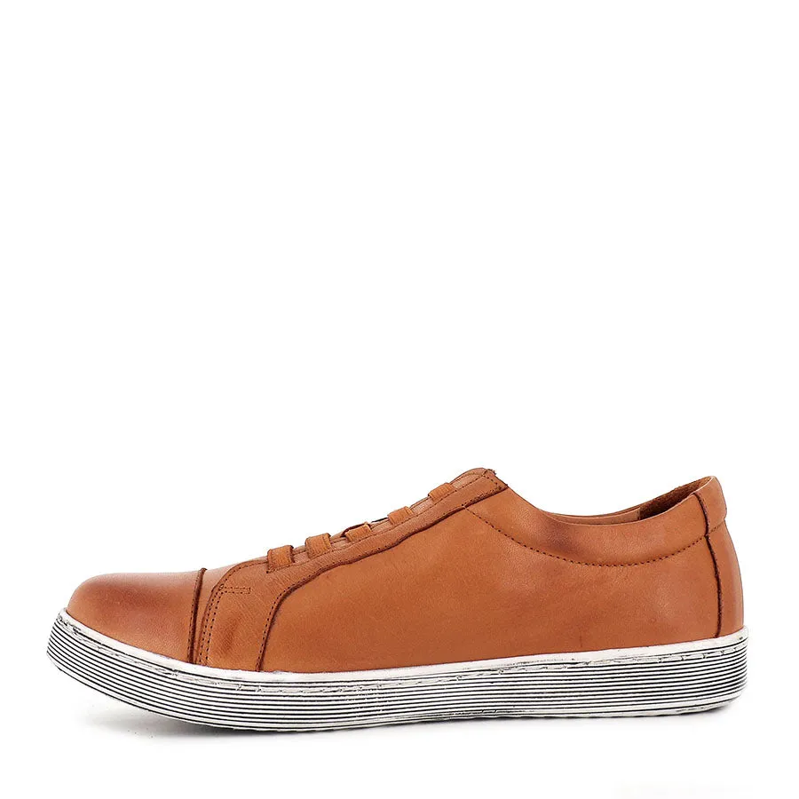 TAREN - COGNAC LEATHER Eco Friendly Production
