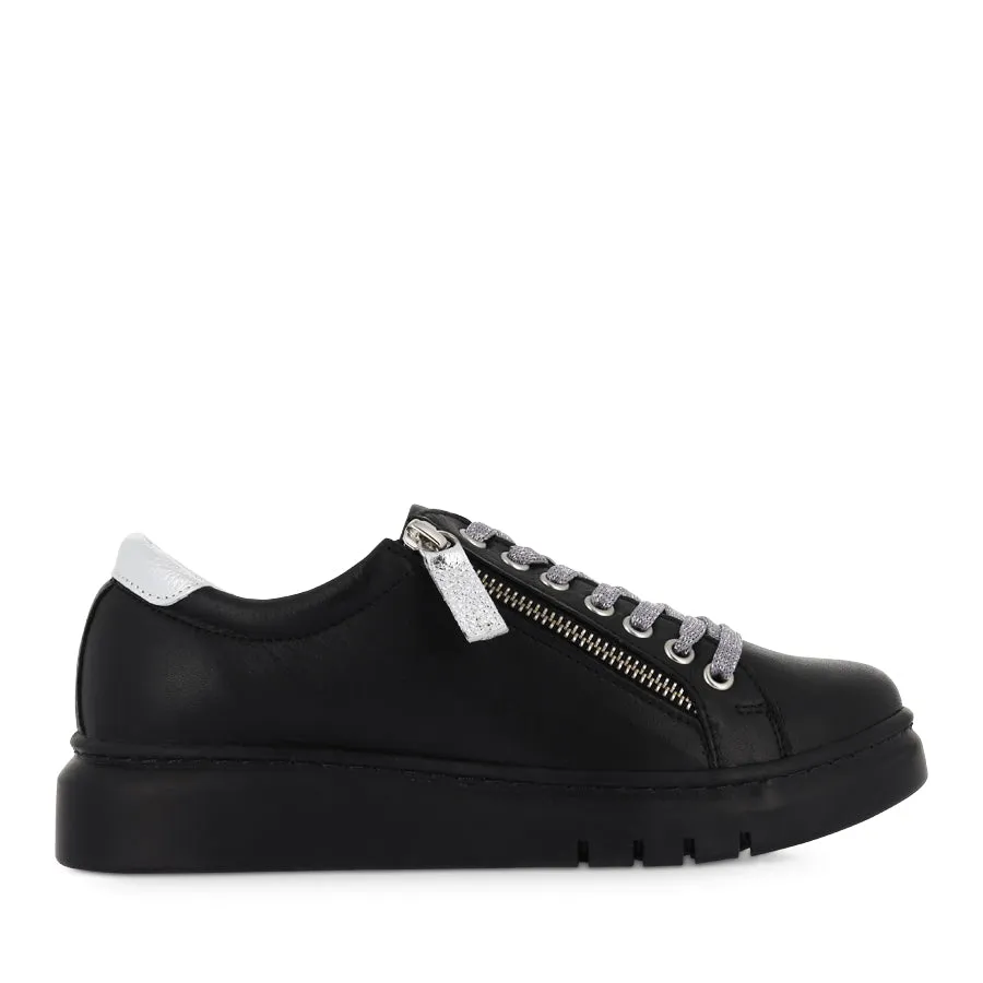 TATTER - BLACK BLACK/SILVER LEATHER Neutral Motion