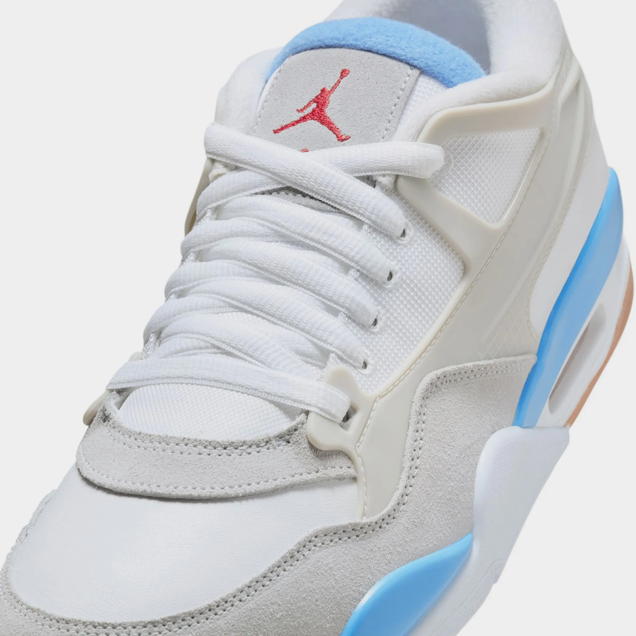 Jordan 4 RM White / Neutral Grey Dynamic Motion Wrapping Enhanced Heel Cup