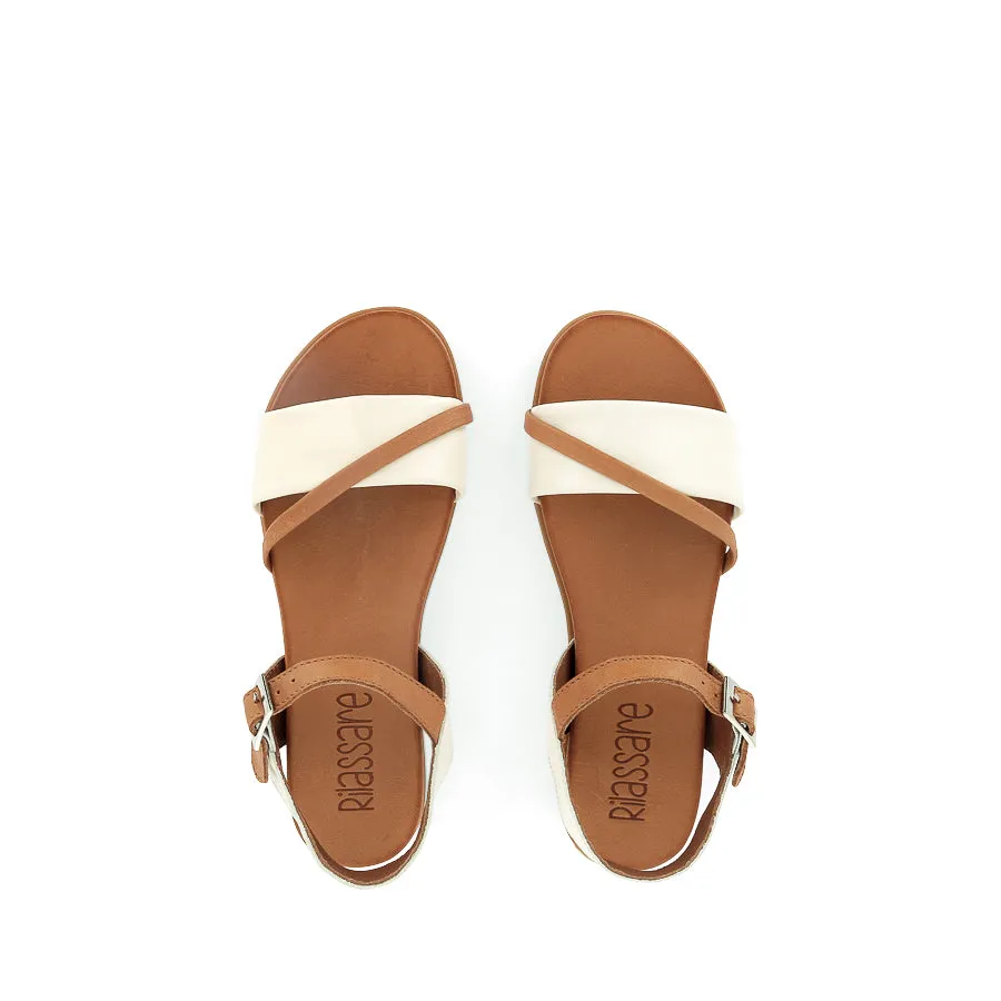 TEAR - SWAN/TAN LEATHER Travel Friendly Sandal Accessories