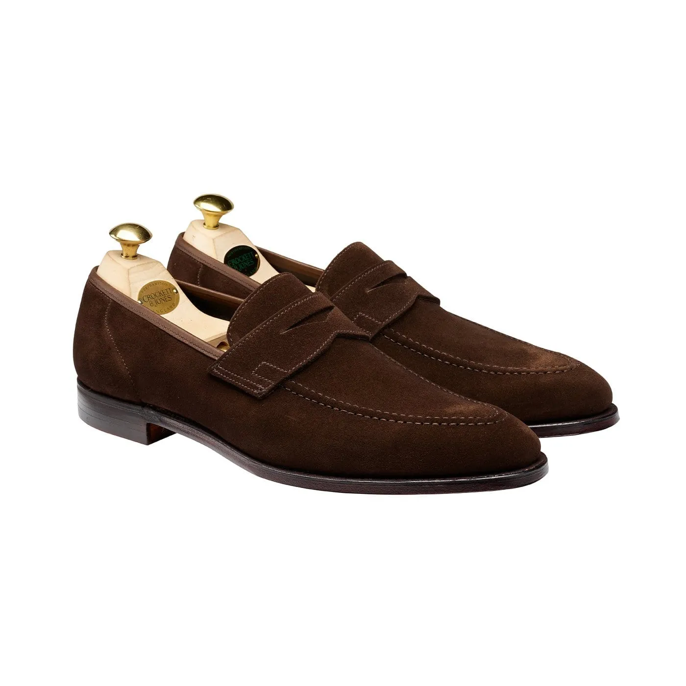 Food Spot premium quality shoes Teign Dark Brown Suede