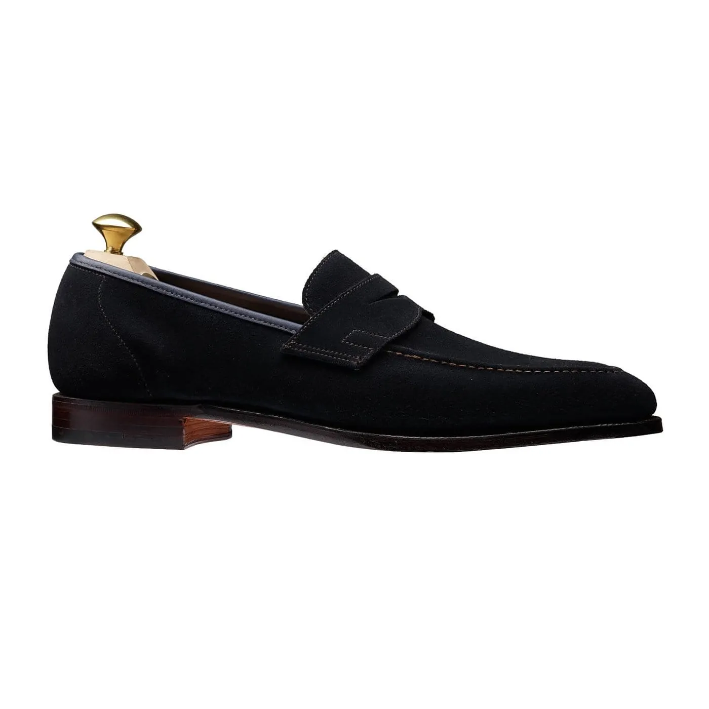 Flexible Fit Teign Navy Suede