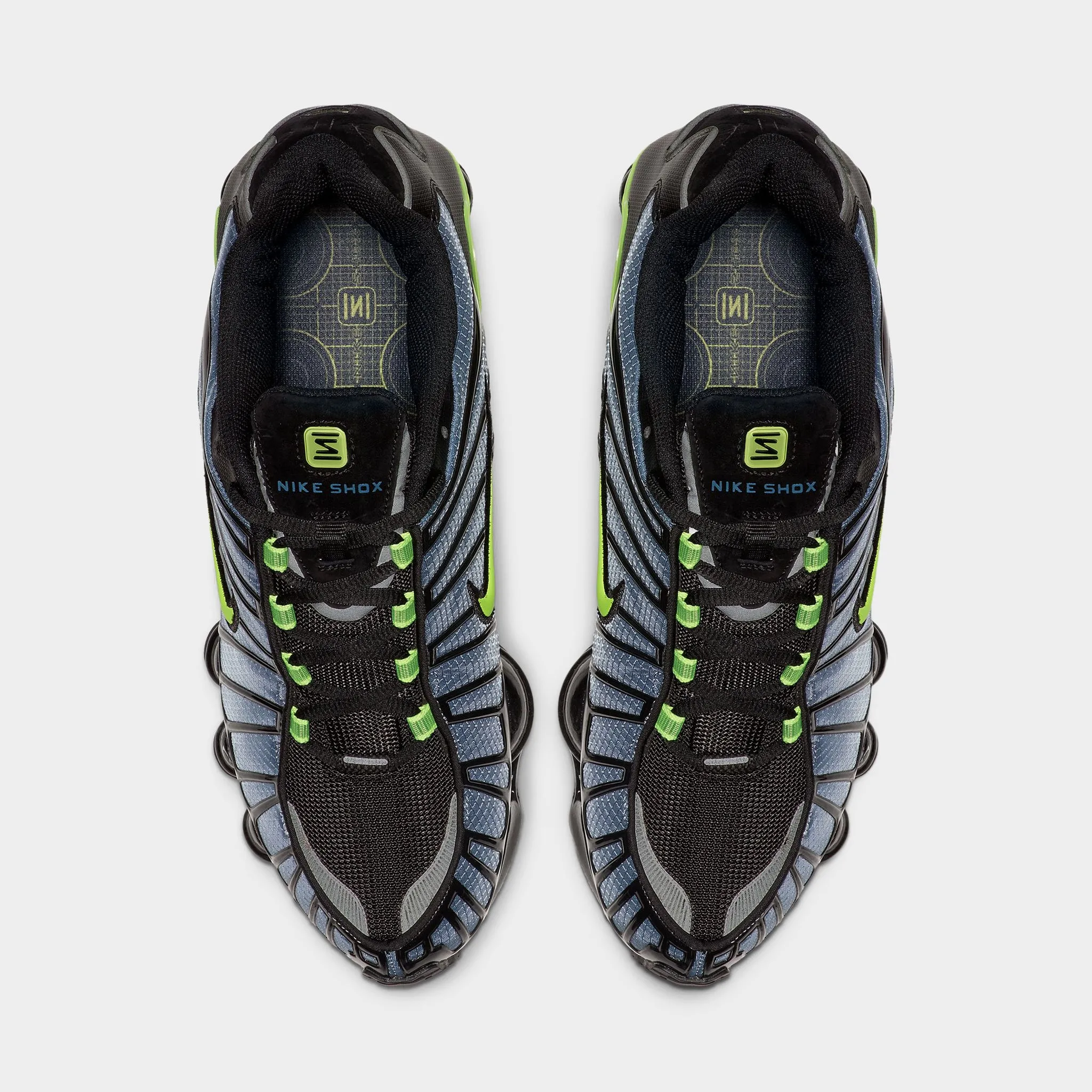 Odor Resistant Heat Release Nike Shox TL Thunderstorm / Volt - Black