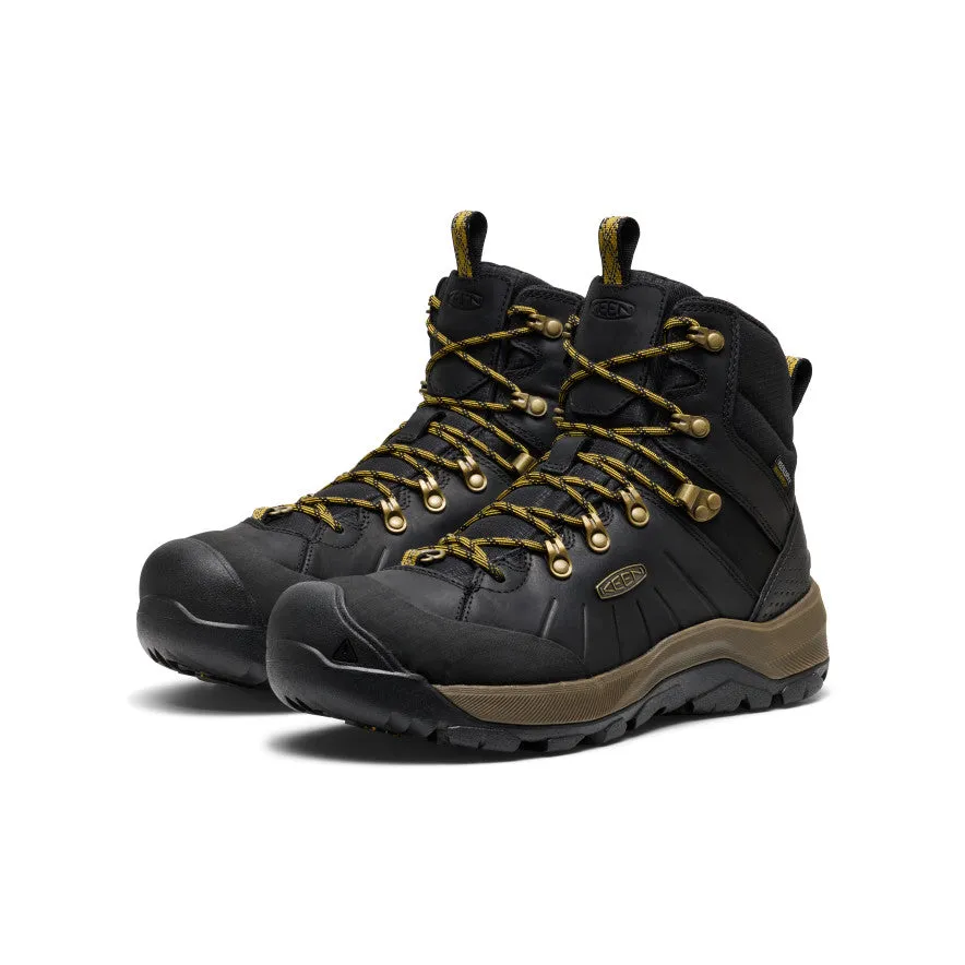 Men's Revel IV Polar Waterproof Boot  |  Black/Lemon Curry Rubber Sole