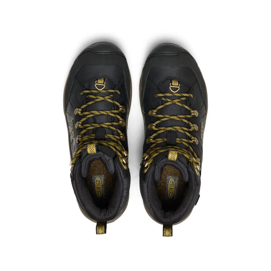 cushioned user Men's Revel IV Polar Waterproof Boot  |  Black/Lemon Curry