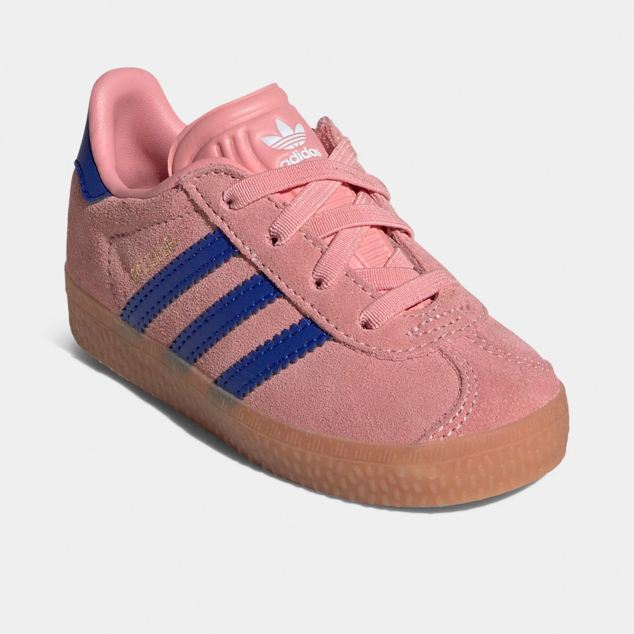adidas Gazelle Infants' Pink / Lucid Blue Walking Friendly Performance Driven