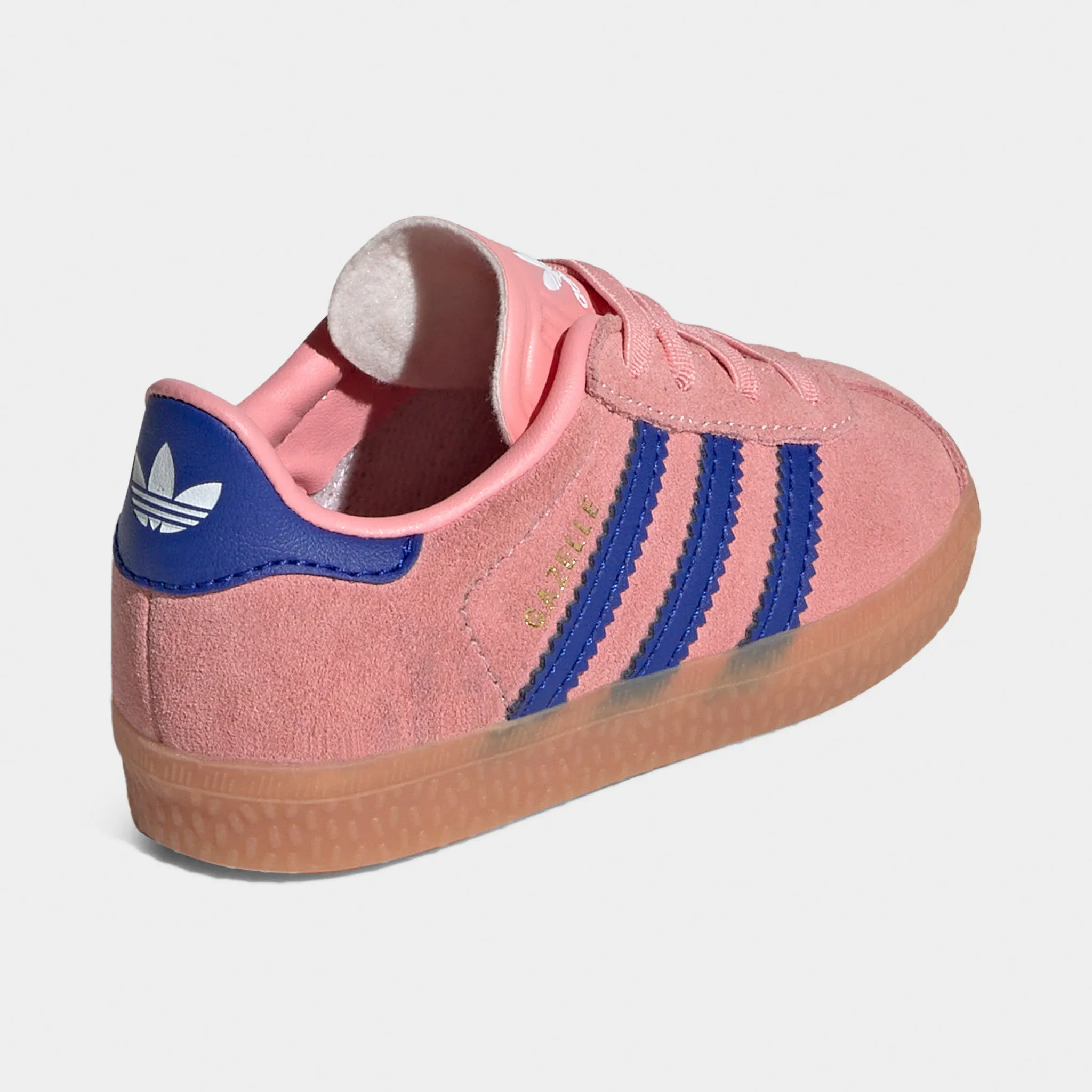 adidas Gazelle Infants' Pink / Lucid Blue Plush Fit