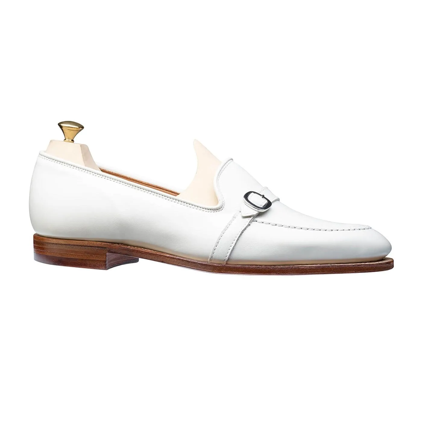 Tessa White Calf Step Steady Desk Style