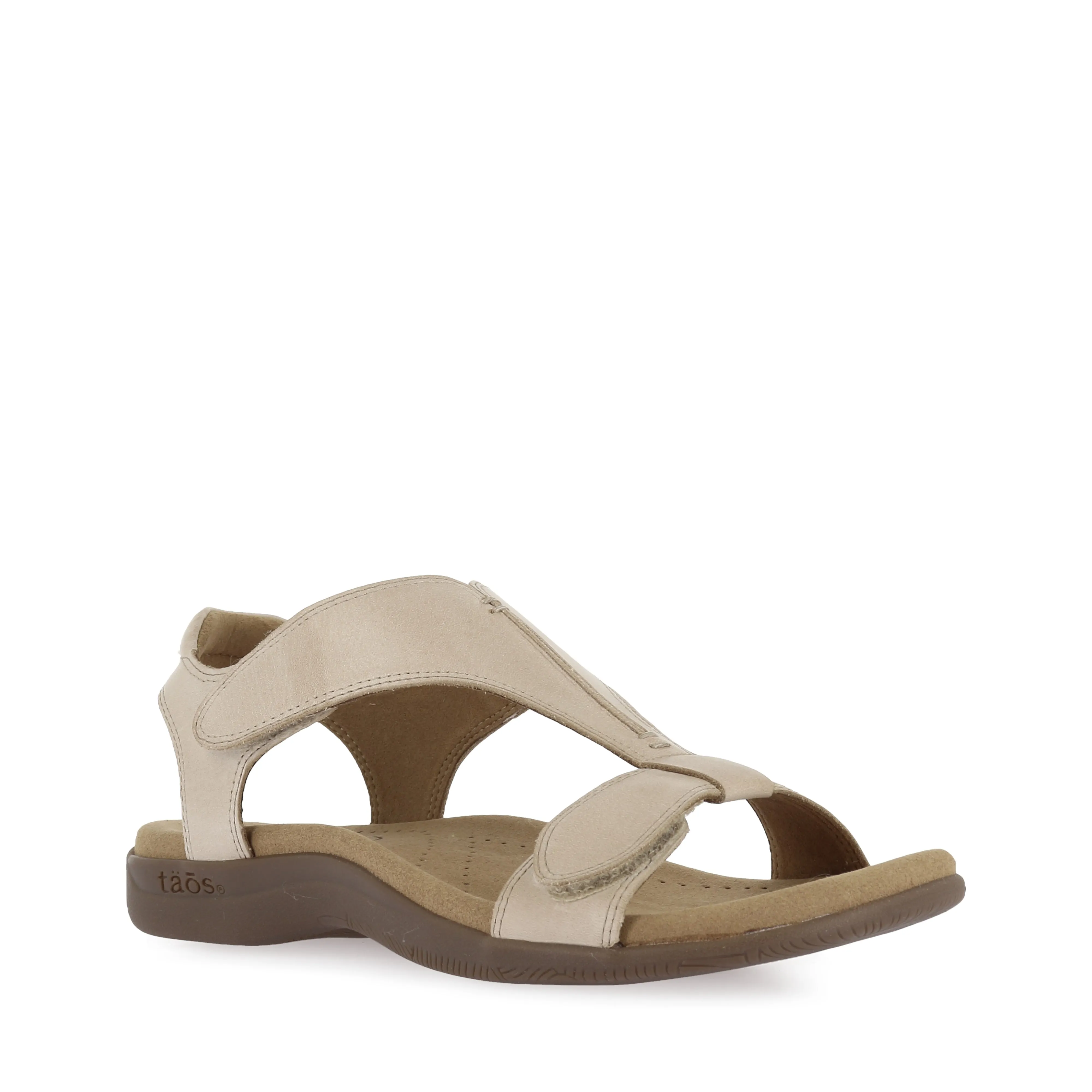 Sleek Flip-flops Fit All THE SHOW - STONE LEATHER