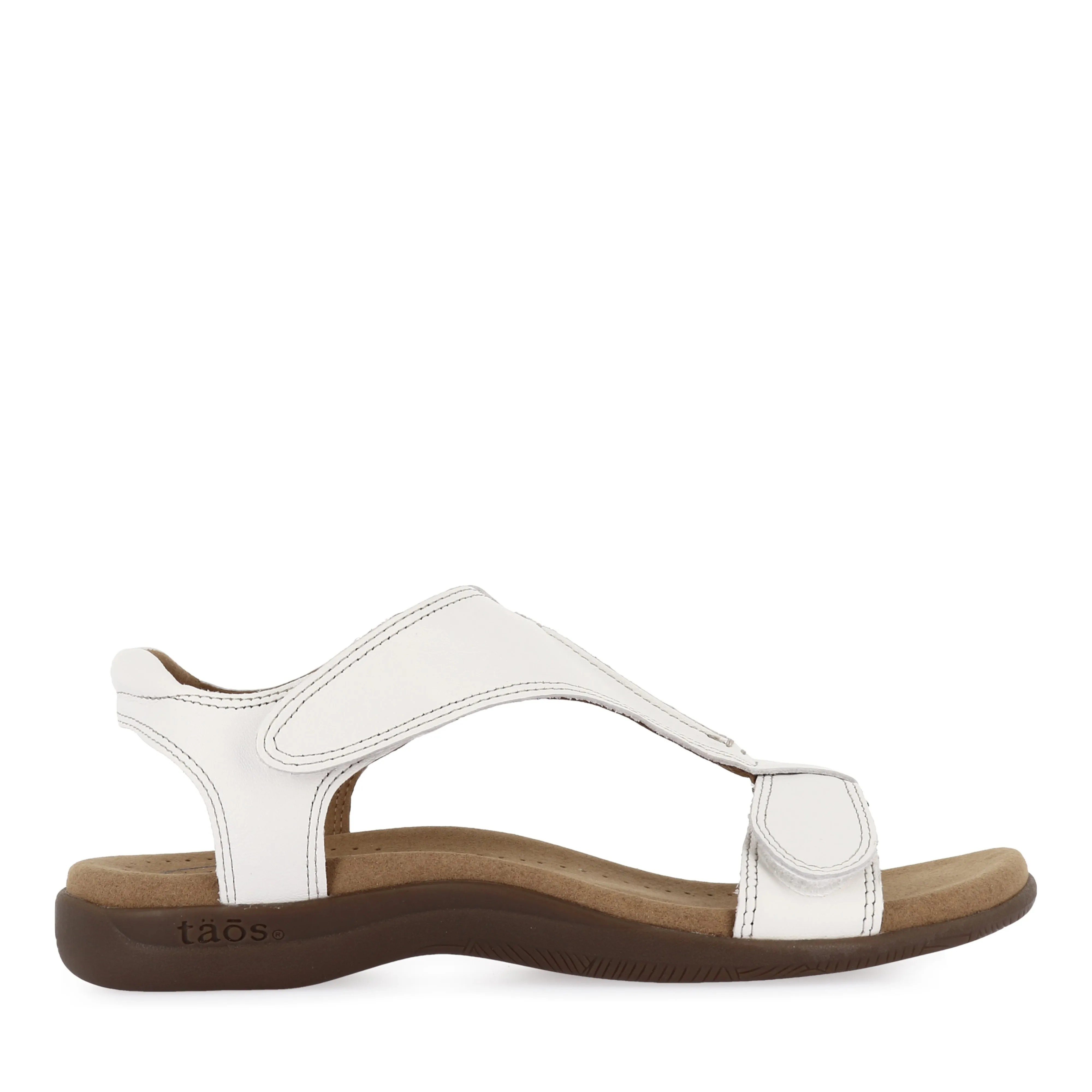 Fashionable Open-toe Sandals THE SHOW - WHITE LEATHER