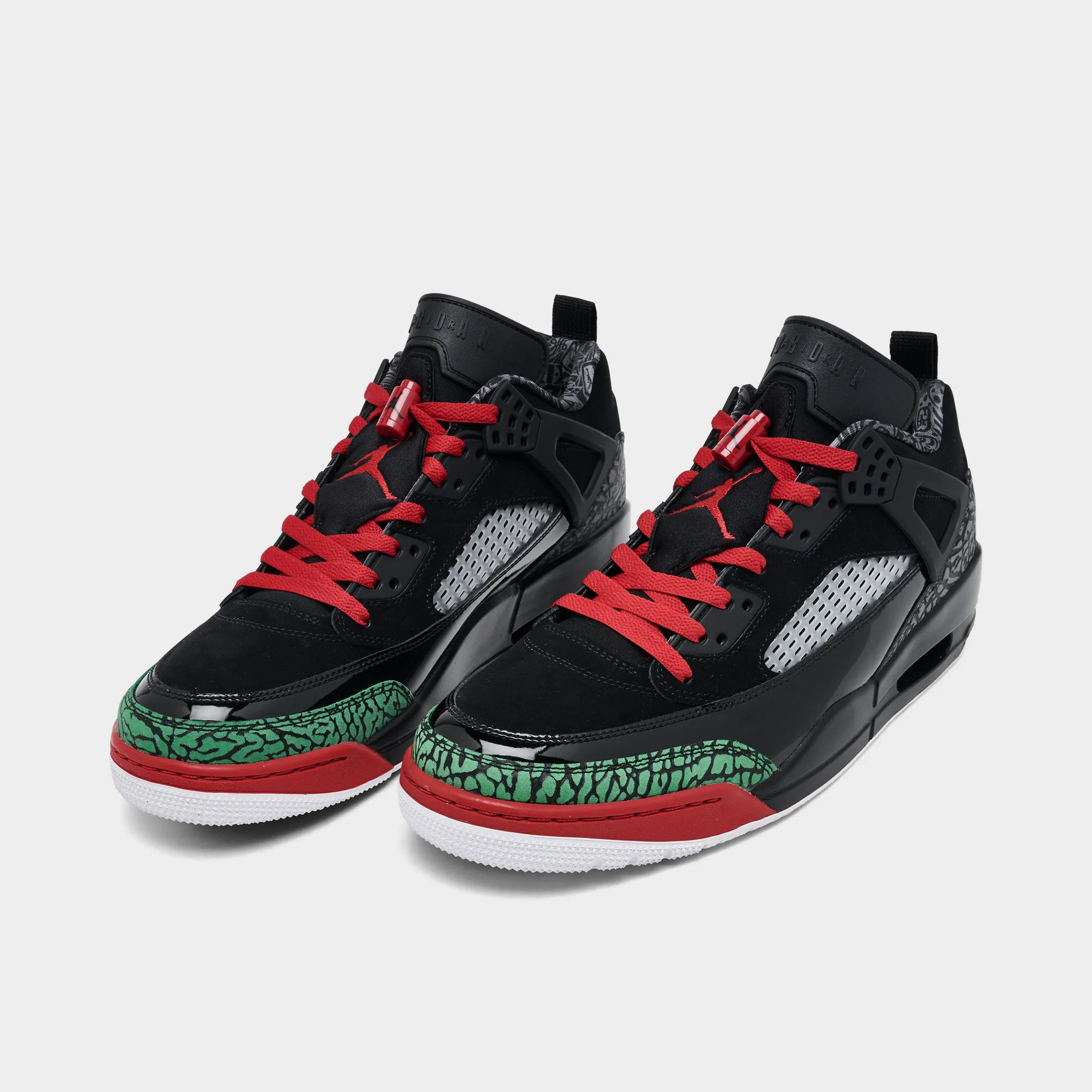 Jordan Spizike Low Black / Varisty Red - Classic Green Lightweight Flex Midsole Pad
