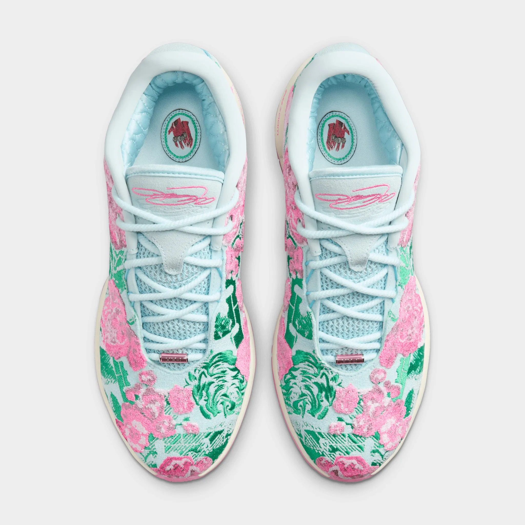 Foot Agility Outdoor Speed Nike Lebron XXI Premium Glacier Blue / Coconut Milk - Stadium Green