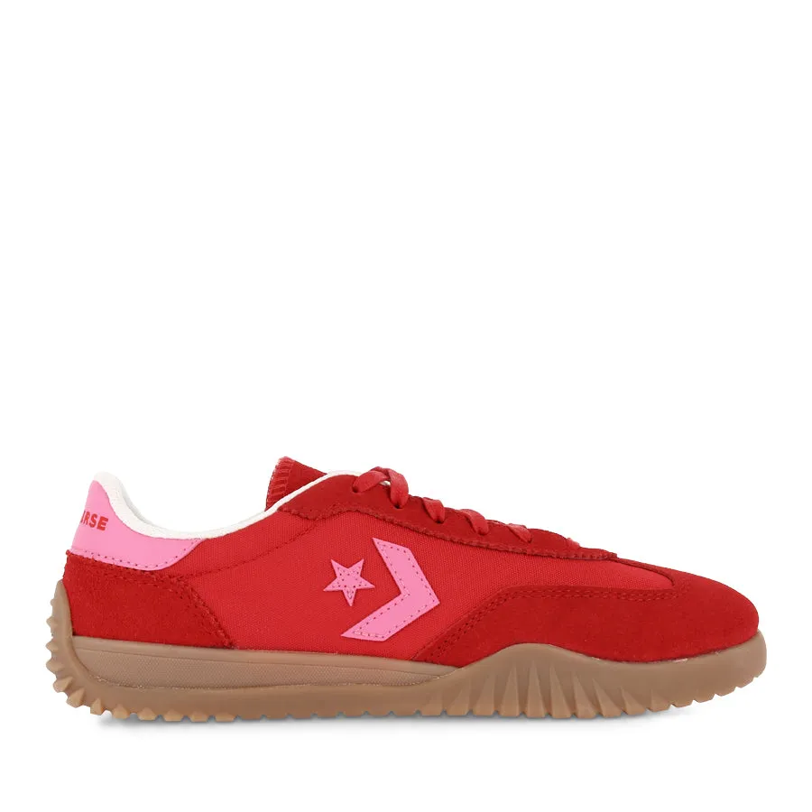 RUN STAR TRAINER LOW - RED/PINK/EGRET Modern Walk Trend-setting silhouette