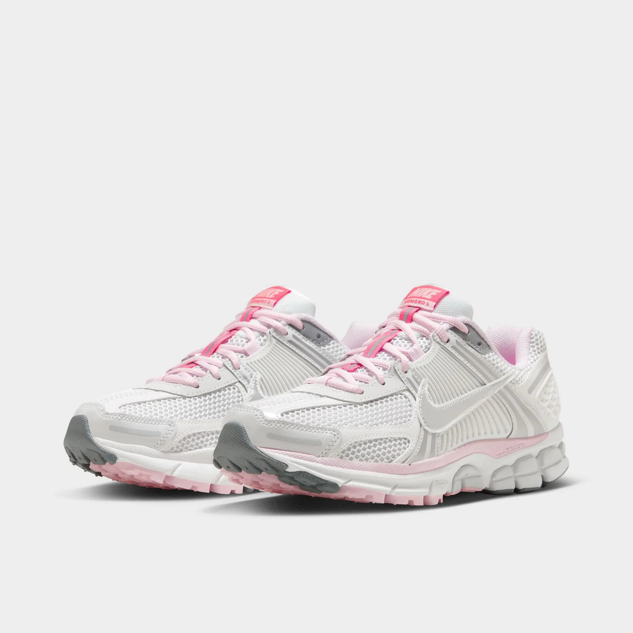 Nike Women's Zoom Vomero 5 Photon Dust / Metallic Silver - Summit White Precision Bonded Overlays Supportive Design