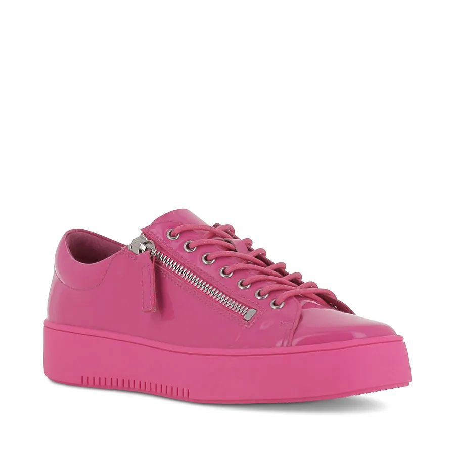 LAILA - CANDY PINK PATENT Classic sneakers Recycled Synthetic Upper