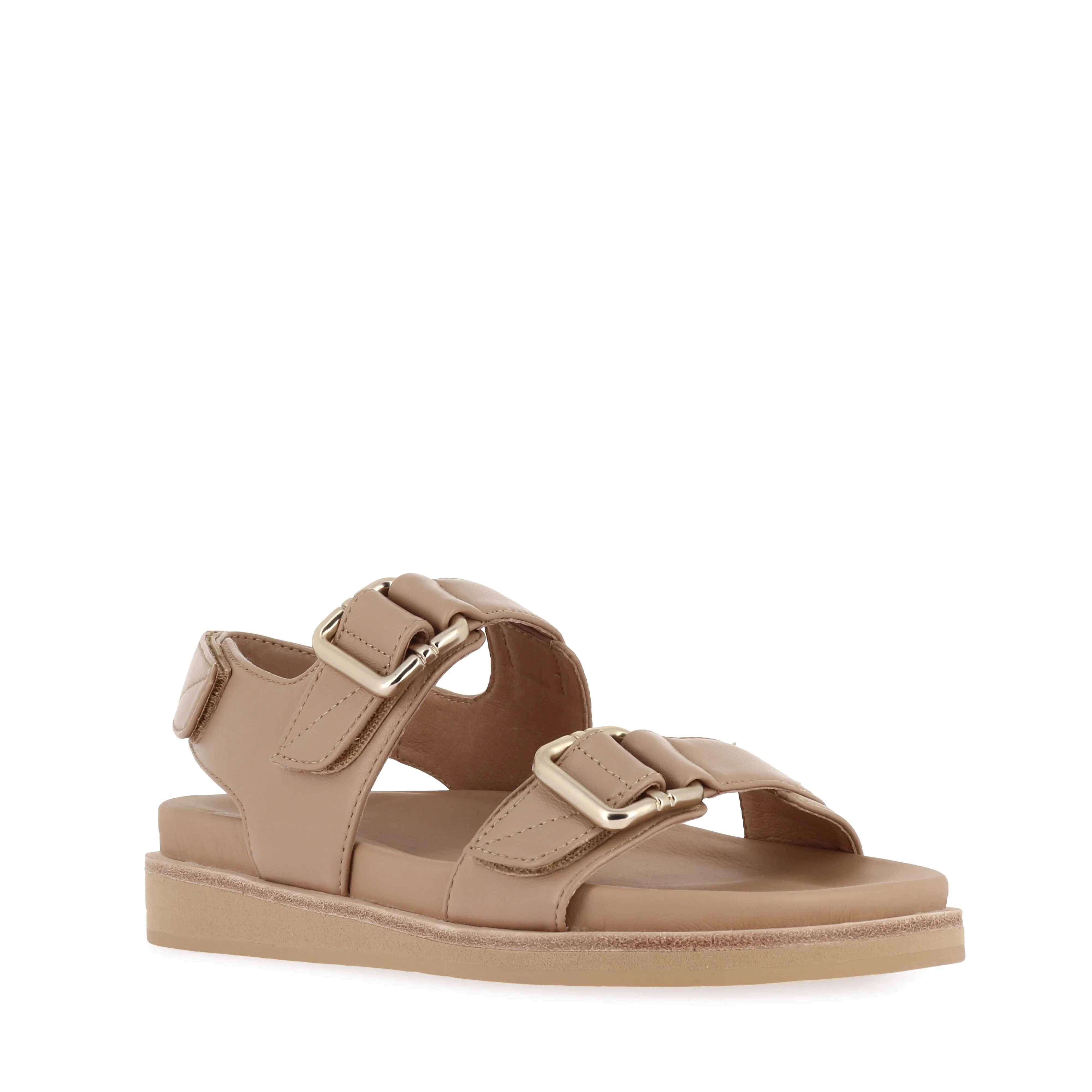 Breathable Material Sporty Sandals THOMPSON - CAMEL LEATHER