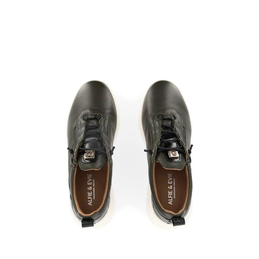 Every Season TICKLER - KHAKI LEATHER/BLACK LEATHER