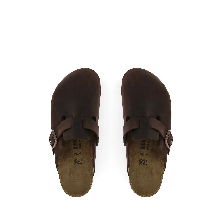 Hidden Walk Reinforced BOSTON NATURAL LEATHER NARROW - HABANA