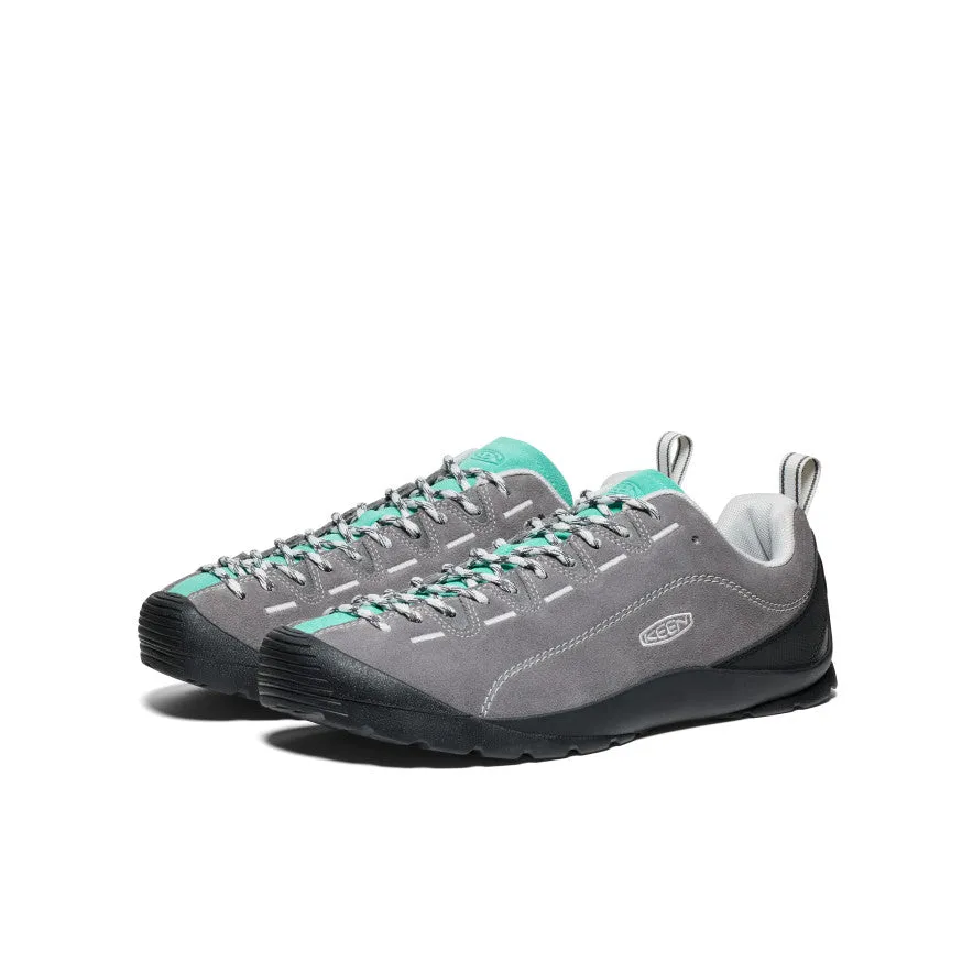 Men's Jasper Sneaker  |  Steel Grey/Bright Aqua Cushioned traction Shock-absorbent flexibility