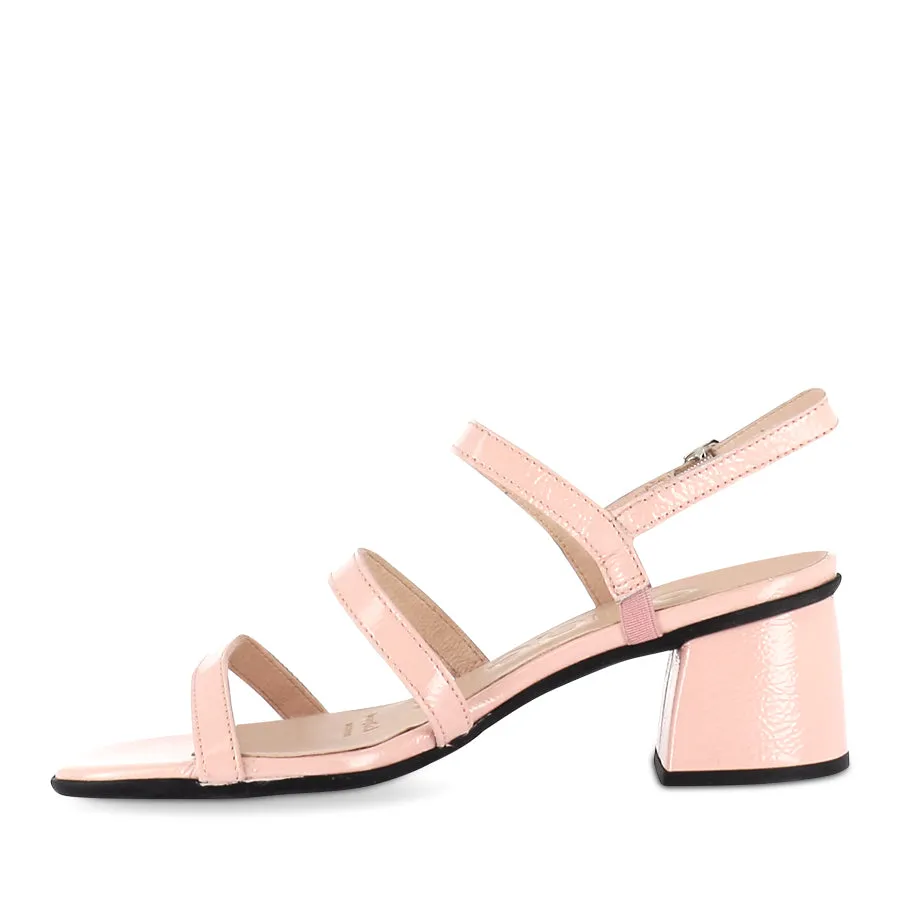 HARLO H-5604 - NUDE PATENT LEATHER Casual Look