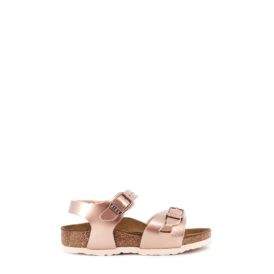 RIO KIDS BIRKO-FLOR NARROW - ELECTRIC MET COPPER Fashionable Flip-flops for Travel