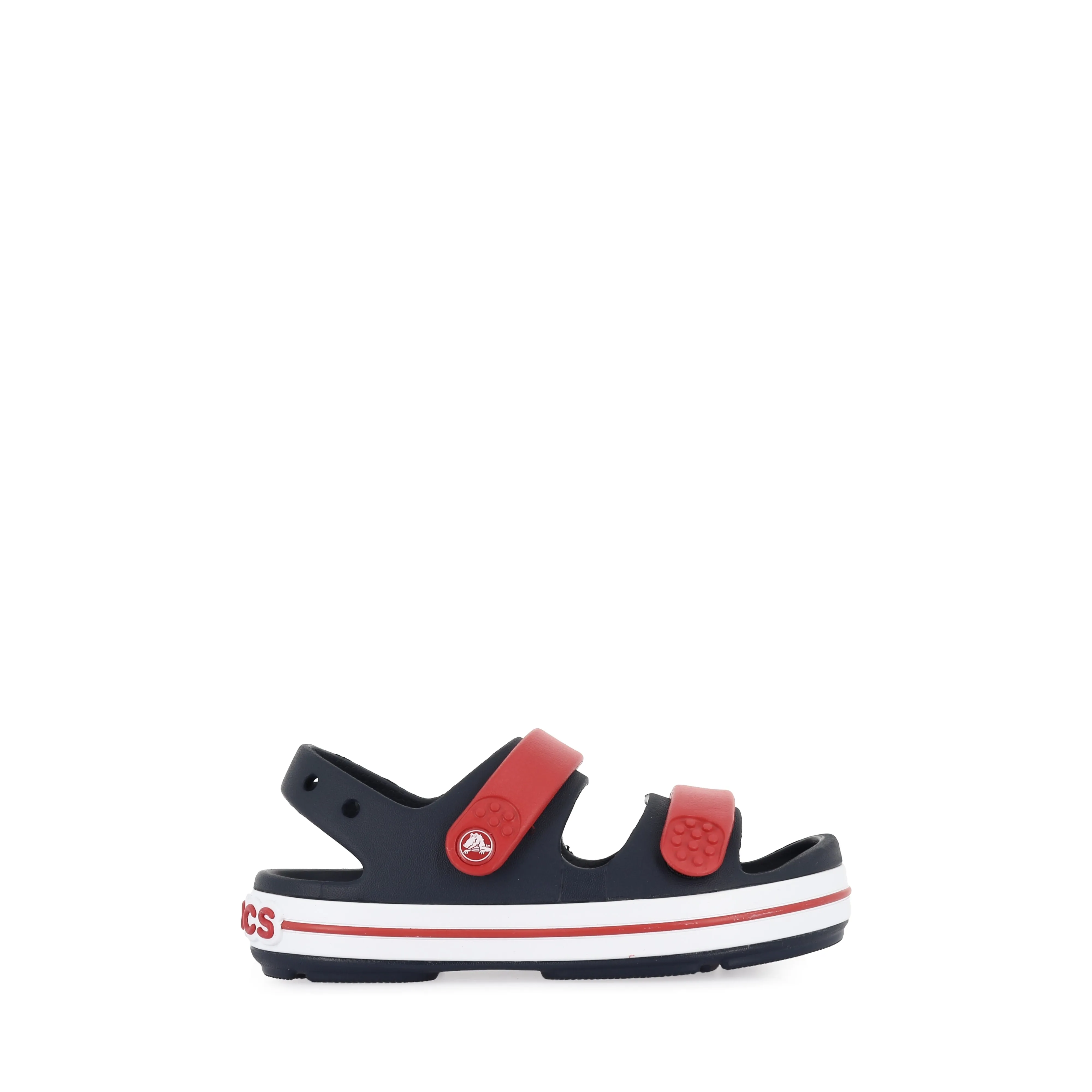 CROCBAND CRUSIER SANDAL KIDS - NAVY/VARSITY RED Cafe Stop