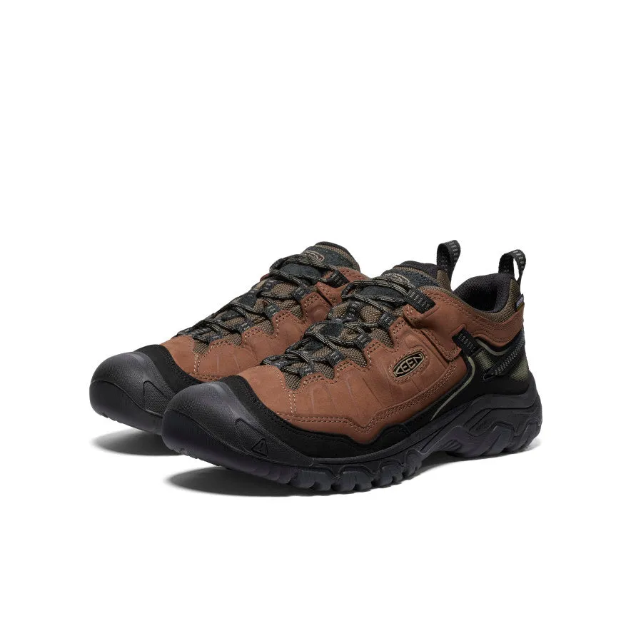 least winter sincere Men's Targhee IV Wide Waterproof Hiking Shoe  |  Bison/Black
