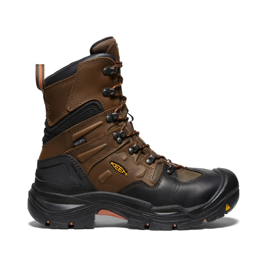 Men's Coburg 8" Waterproof Boot (Steel Toe)  |  Cascade Brown/Brindle stylish men's options