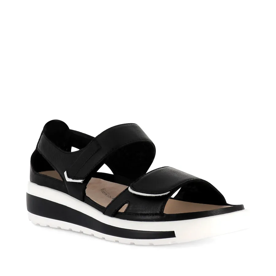 GEDD W - BLACK WHITE LEATHER Summer Glow