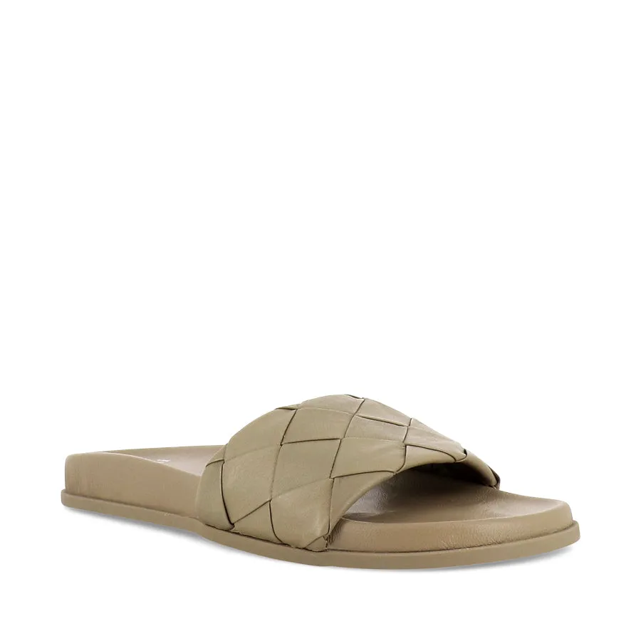 HAYDAT - KHAKI LEATHER Beach Travel Footwear