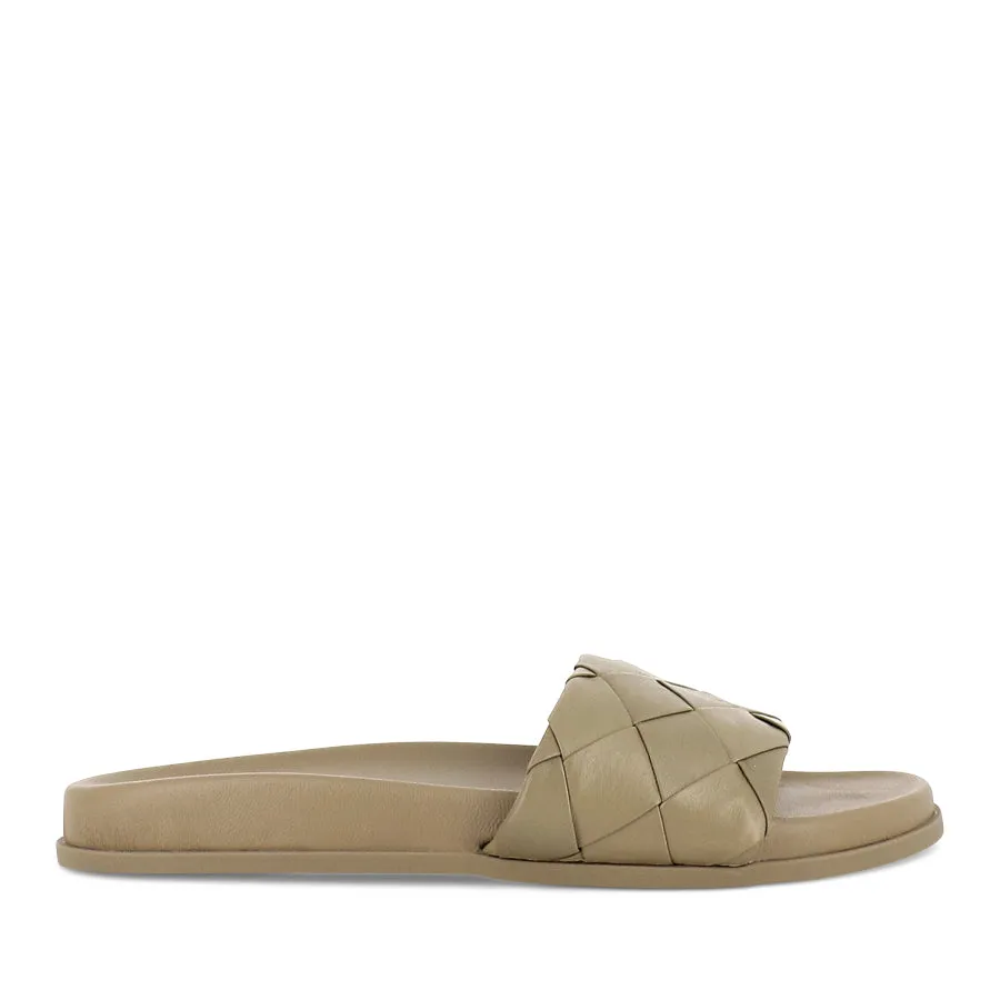 HAYDAT - KHAKI LEATHER Practical Outdoor Shoes Classic Look