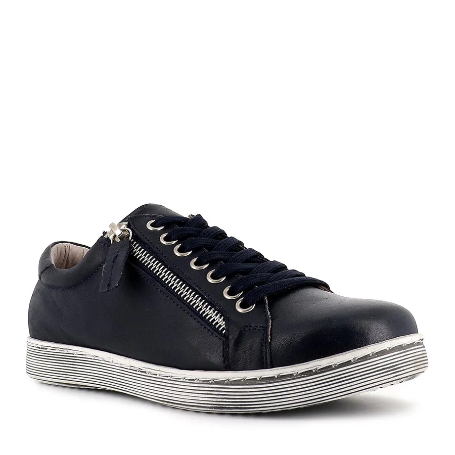 All Around Wear indoor shoes TOKEN - NAVY LEATHER