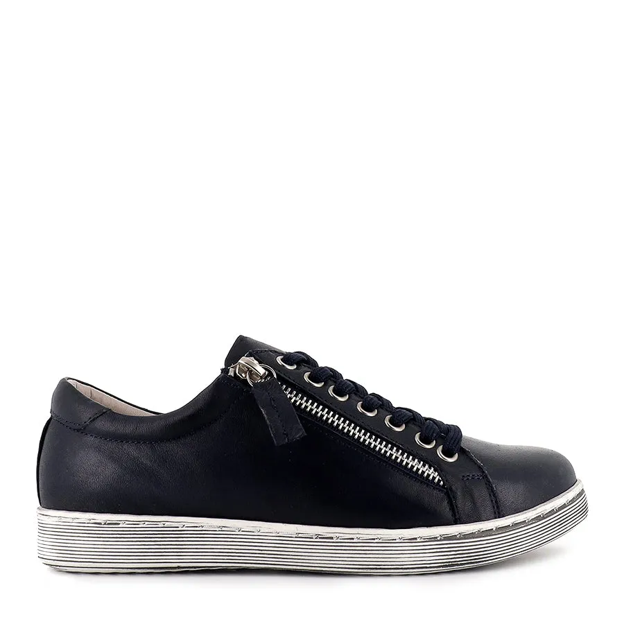 TOKEN - NAVY LEATHER Secure Style Running Daily