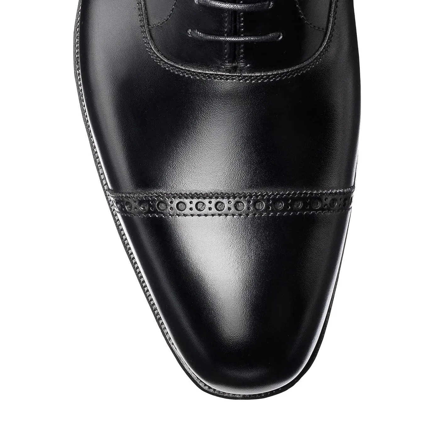 Belgrave Black Calf Suede Touch Smart Brown