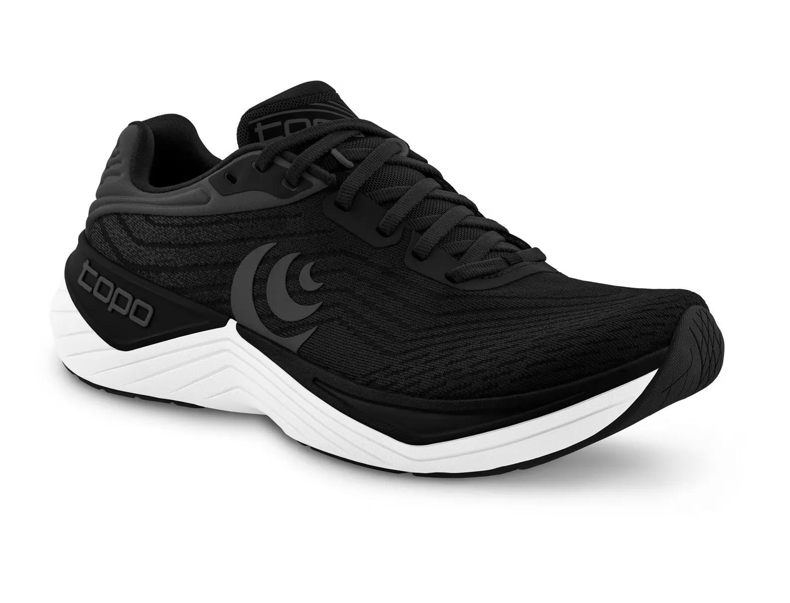 Flexible Modern TOPO ATHLETIC ULTRAFLY 5 - BLACK & WHITE