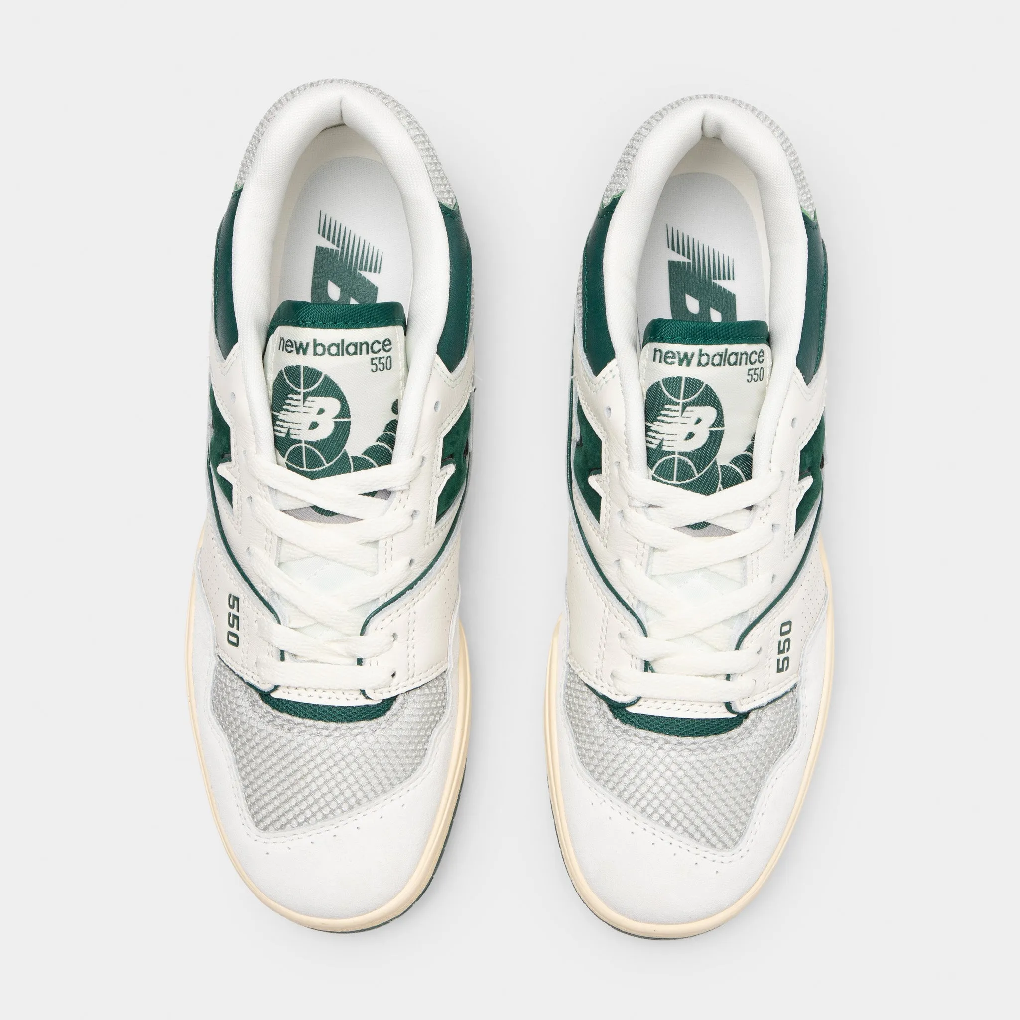 New Balance 550 Sea Salt / Marsh Green Quick Form Street Choice