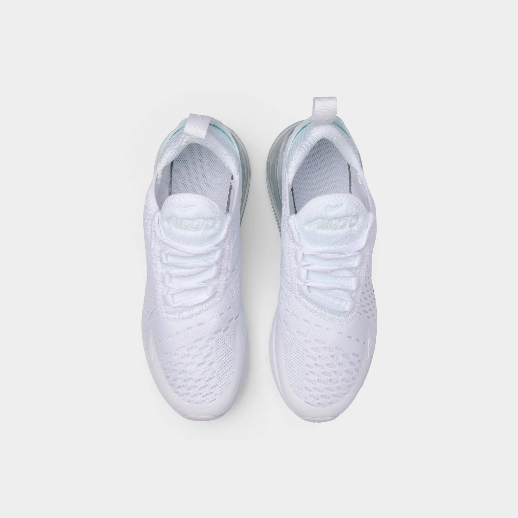 Dynamic Arch Bridge Nike Air Max 270 GS White / White - Metallic Silver