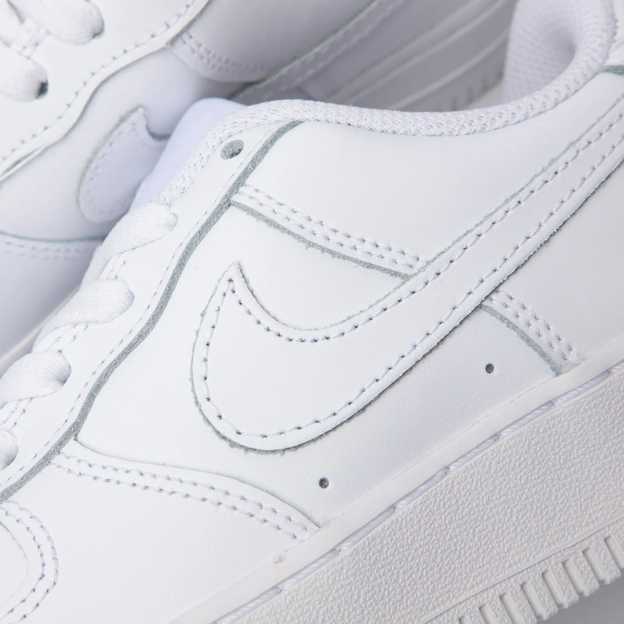 Nike Air Force 1 LE GS White / White carbon fiber plate