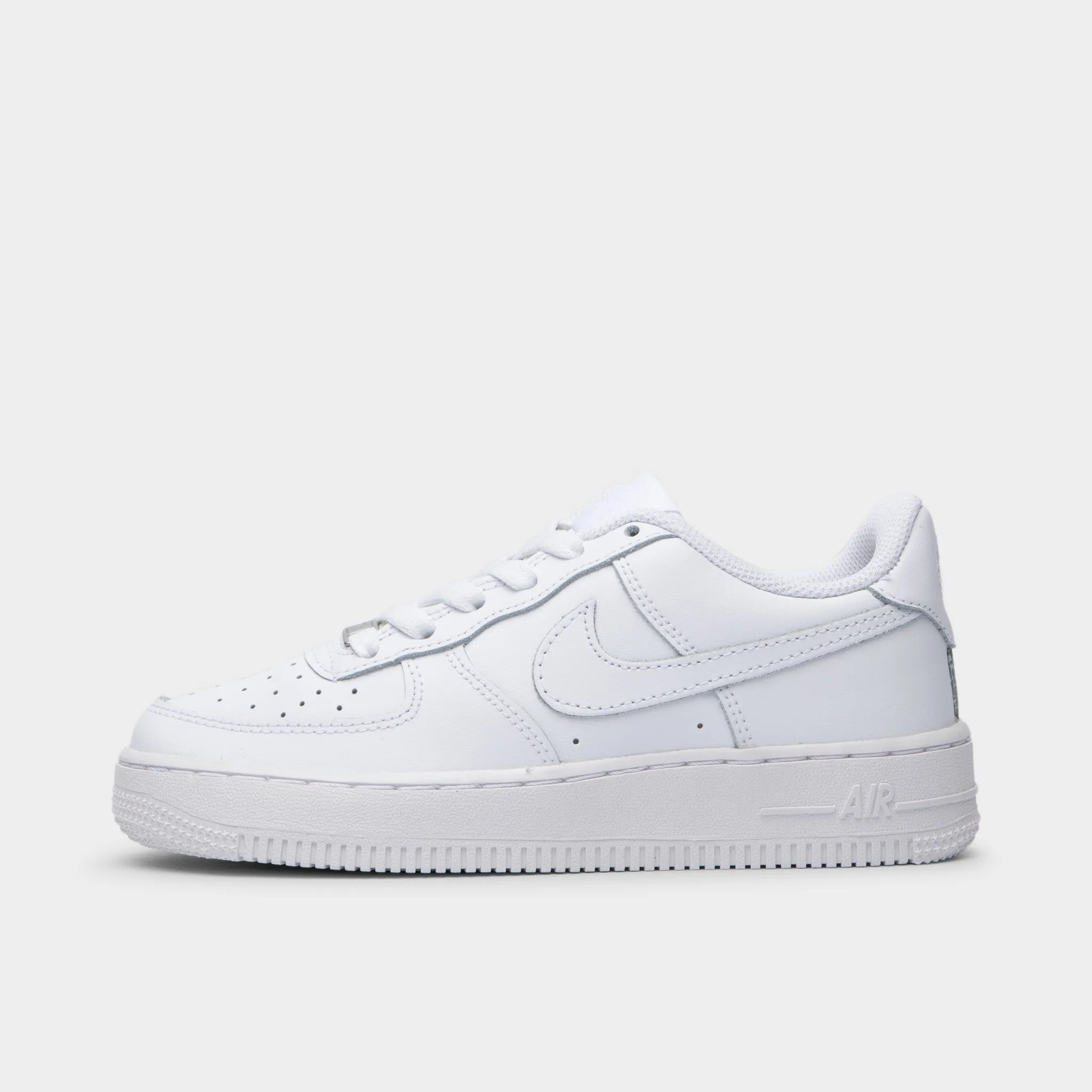 Game Time Traction Ergonomic Shape Nike Air Force 1 LE GS White / White