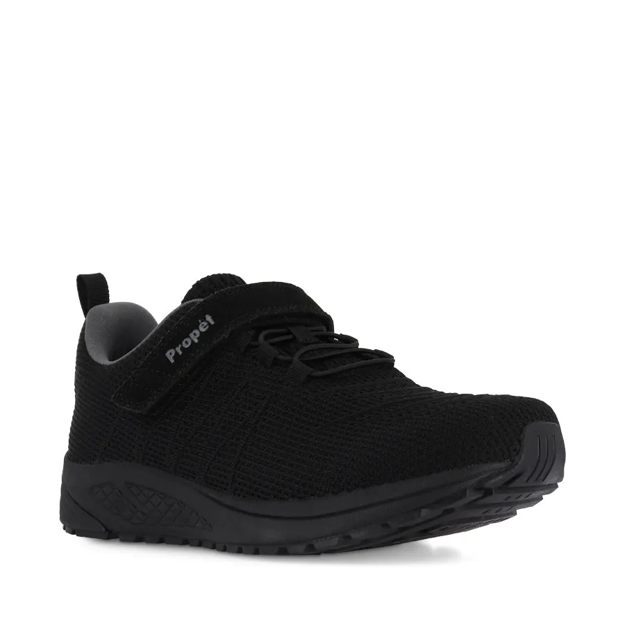 TOUR KNIT FX (M) - BLACK Gusseted Tongue Comfort Frame