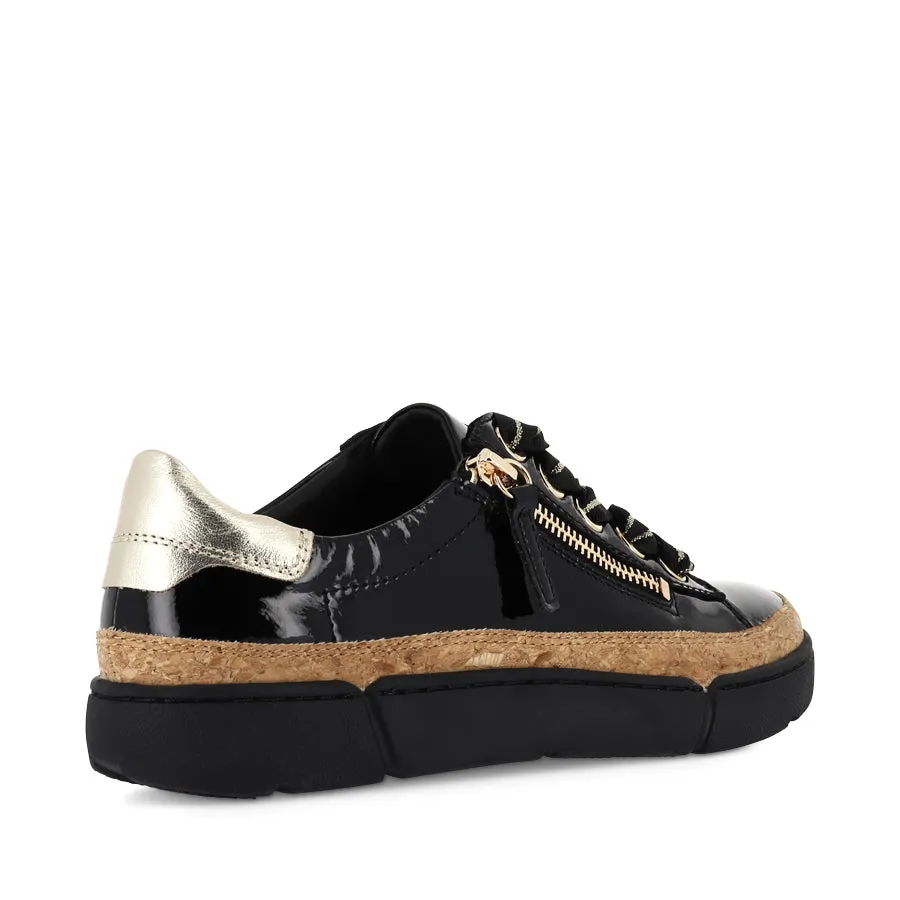 TORAYNE - BLACK GOLD PATENT MULTI LEATHER Stable Activity